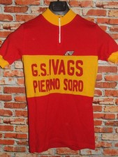 Eroica Shirt Cycling Jersey Vintage 70'S IVAGS 50% Wool Embroidered