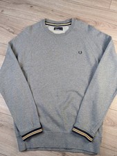 Fred Perry Mens Grey Marl