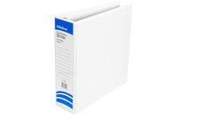 Large 65mm A4 White Presentation Binders 4 D Ring Paper Storage File Folders