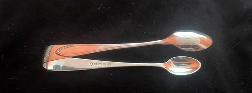 Antique sterling silver sugar - antique,