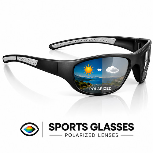 Polarized sports sunglasses - polarized,