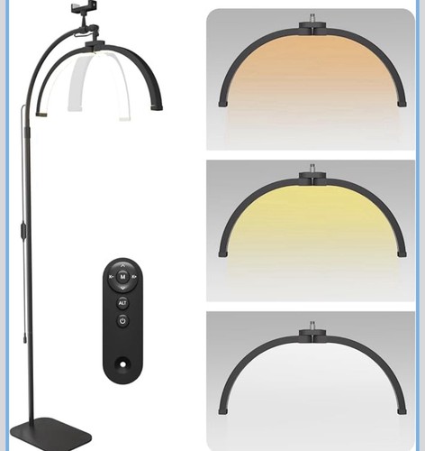 Black led arc floor lamp - arc, 180cm