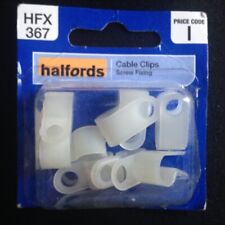 Halfords Cable P Clips Screw