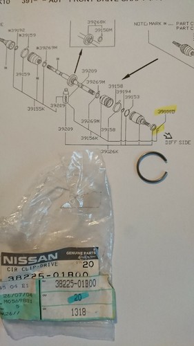 Nissan micra k10 driveshaft - nissan,
