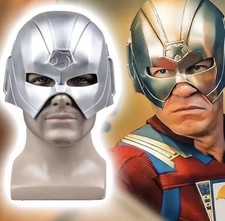 Peacemaker Halloween Costume Set – Replica Mask + T-Shirt | John Cena DC WWE