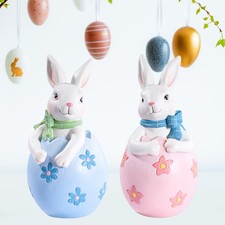 Easter Bunny Figurine Spring
