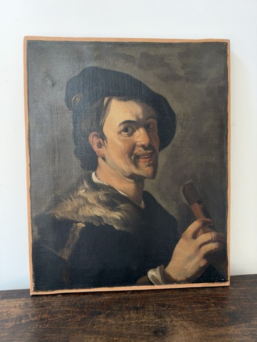 Large antique 18th century oil - antique,