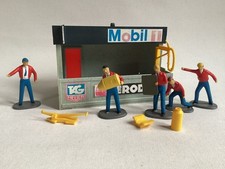 Scalextric Pit Stop Building With Crew & Accessories (Used, PLEASE READ)