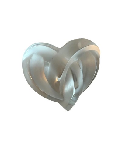 Lalique signed satin frosted - lalique,