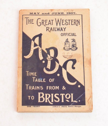 Railway pocket timetable - pocket, gwr