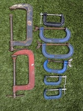 8 x Vintage Record G Clamps  6"   no 6, 4 And More  Made in England