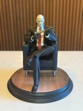 Hitman Agent 47 Collectible Figure – Sitting Pose with Pistol – No Box