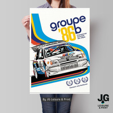 Groupe b 1986 Rally Poster