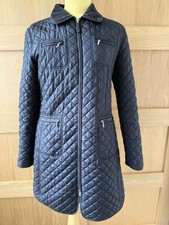 HOBBS Long Quilted Jacket Coat