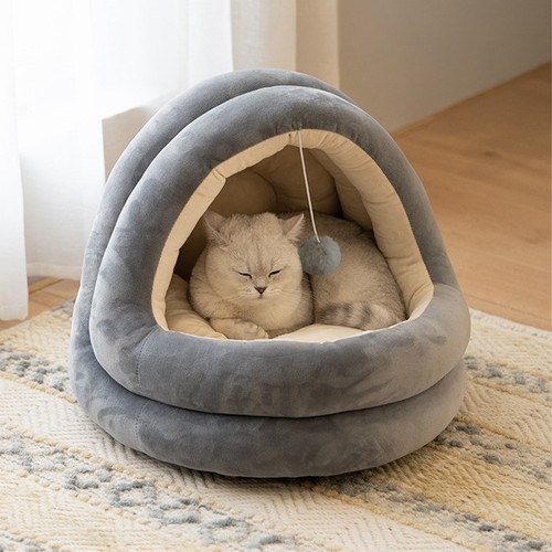 Dog cat bed plush kitten - dog,