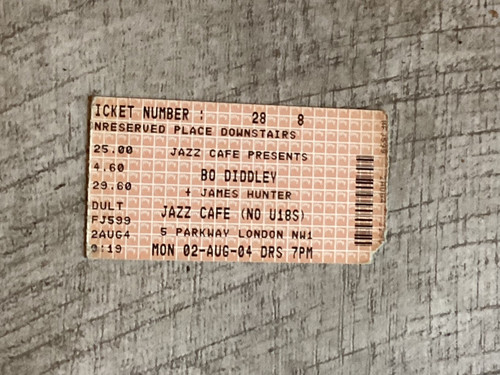 Diddley concert ticket - diddley,