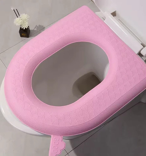 Foam bathroom toilet seat - bathroom,