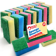 20 Pack Sponge Scourers