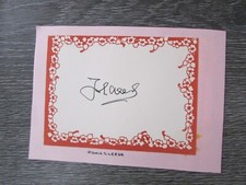 John Cleese & Eric Sykes Original Hand Signed Both Sides Autograph Book Page