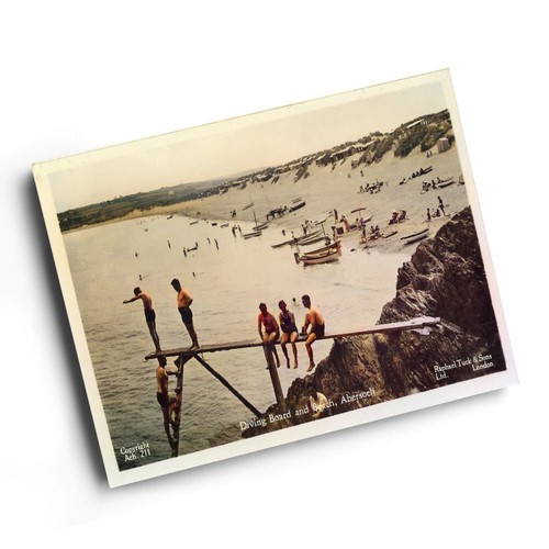 Print vintage wales - -,