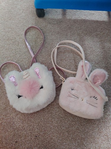 Girls fluffy bags bundle - girls,