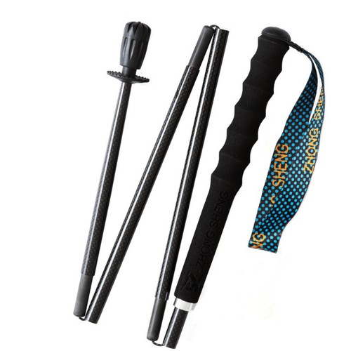 Trekking trail running - trail, poles
