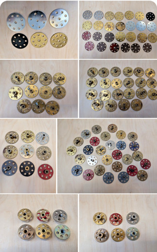Vintage meccano bush wheels - meccano,