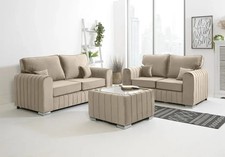 Luxury Cream Lily 3+2 Sofa Set