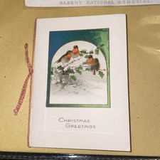 Victorian Era Christmas Card
