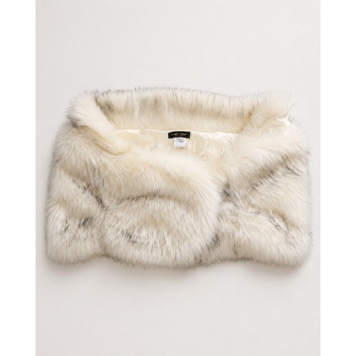 Nwot faux fur shrug ivory - shrug,