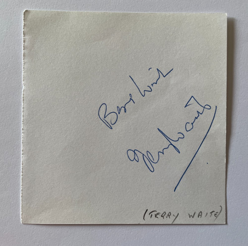 Terry waite hostage in - waite,