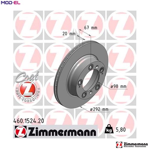 Brake disc 460 - brake,