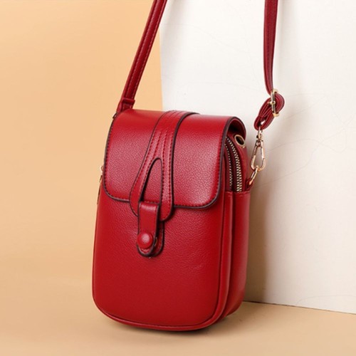 Leather lady crossbody phone - crossbody,