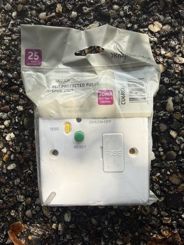 13a single gang rcd - 13a,