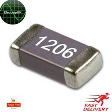 1206 50v SMD Capacitors. 81 Values. 0.5pf - 10uf.  10 Pcs. Fast Delivery.