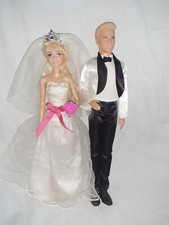 BARBIE & Ken Dolls Bride &