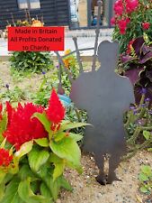 Metal 12" High Scots Guard Piper Indoor Outdoor Figurine Statue p1u