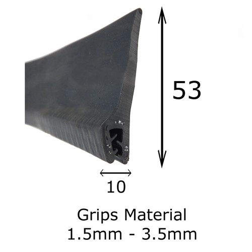 Jumbo rubber vertical fin flap - rubber,