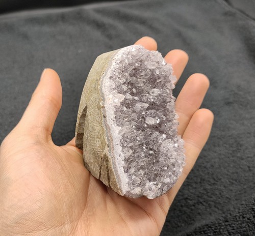 Purple amethyst crystal - purple,