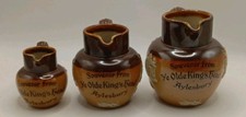 Aylesbury "Ye Olde Kings Head" Doulton Miniatures 3 Jugs Rare Full Set