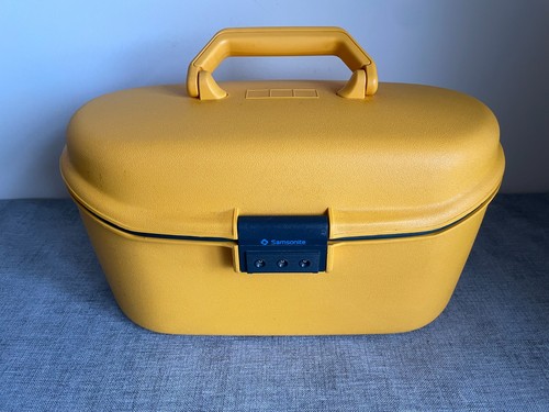 Vintage samsonite orange hard - vintage,