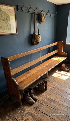 Rare victorian pitch pine - pitch,