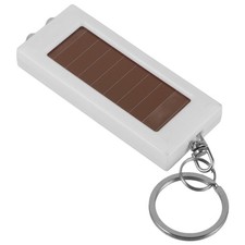  Solar Powered Led Keychain For Hiking Camping Keyring Flashlight Led Flashlight