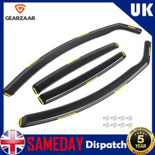 4pcs Wind Deflectors Visor For