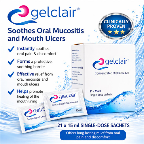 Gelclair oral gel sachets - gelclair,