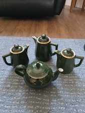 APILCO  French Porcelain  Coffee Pots X 3 And Tea Pot