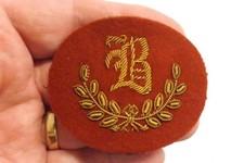MILITARY WIRE BULLION BADGE