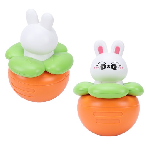 Baby wobble toy carrot bell - toy,