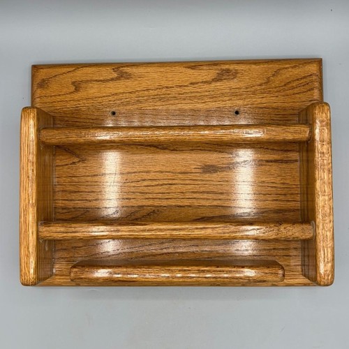 Vtg 1991 solid oak - 1991, wall