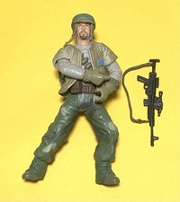 STAR WARS SAGA Figure 2002 HASBRO 3.75" Endor Rebel Soldier with beard variant